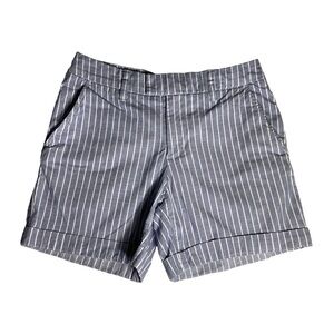 H&M Women's Shorts Size 2 Label of Graded Goods Brand Blue and White Stripes